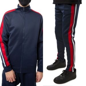 ✔️1.3  Striped track suit